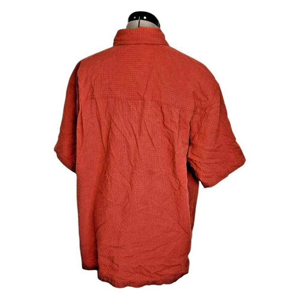 REI Button Up Short Sleeve Shirt Size L - Picture 4 of 5